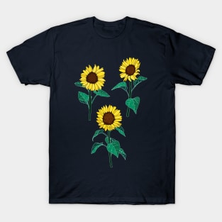 Sunny Sunflowers T-Shirt